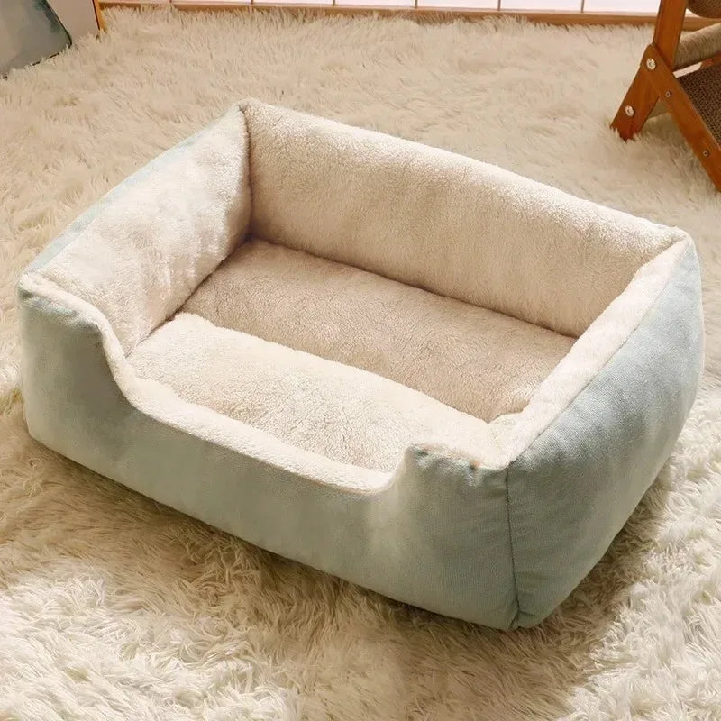Cozy Cat & Dog Bed – Soft Pet Cushion House for Cats & Small Dogs, Basket-Style Pet Habitat