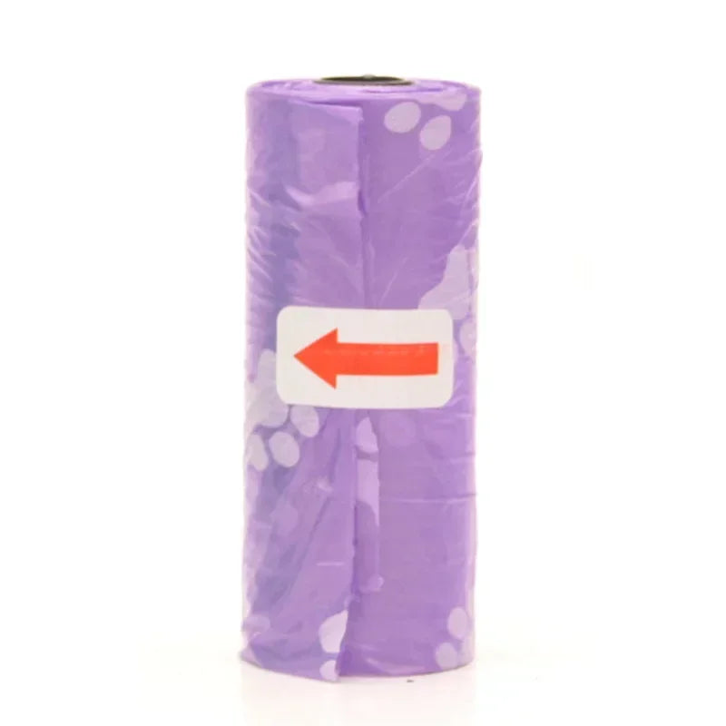 15 Bags/Roll Dog Poop Bags – Leak-Proof Refill Rolls for Outdoor Pet Waste Disposal