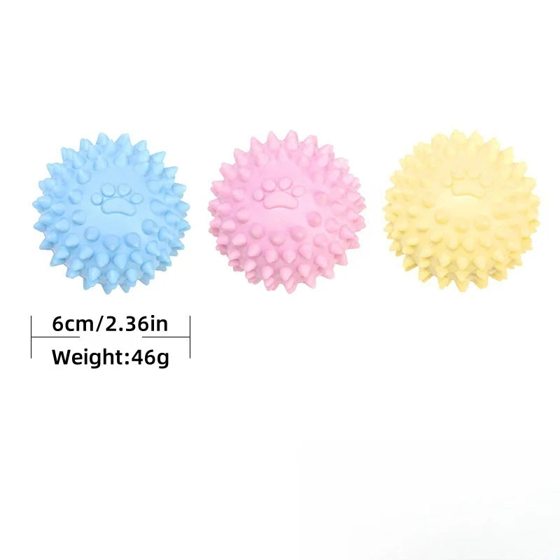 Rubber Chew Ball – Interactive Tooth Cleaning Toy for Dogs & Cats