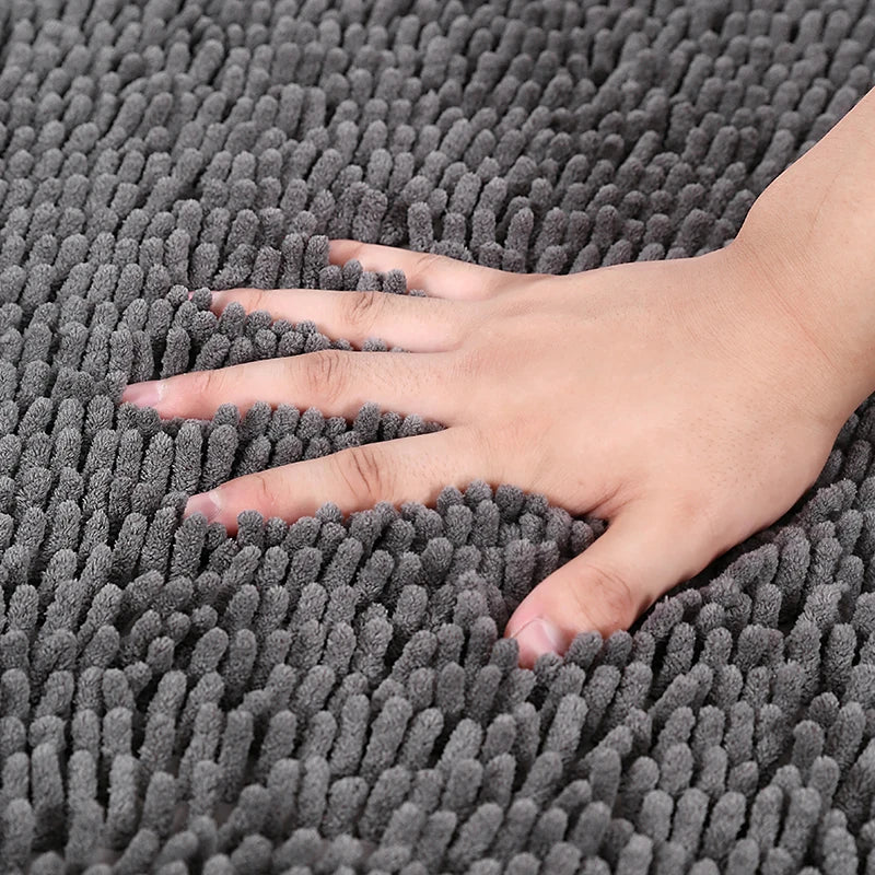 Chenille Plush Pet Mat – Soft Absorbent Dog & Cat Bed Pad, Cozy Seat Cushion for Crates, Bathroom & Pet Lounging