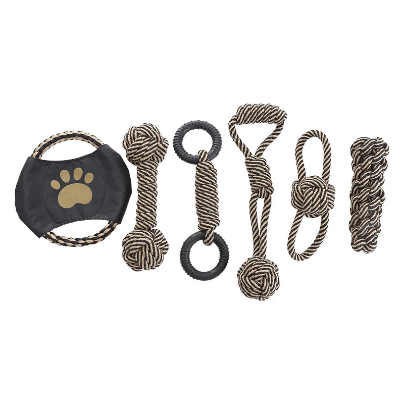 Cotton Rope Dog Toy – Chew, Training & Dental Health 🐾🪢