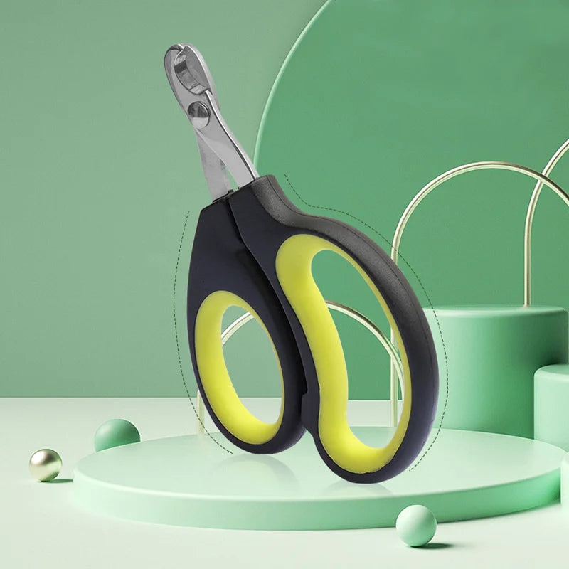 Pet Nail Scissors – Half Moon Stainless Steel Clippers for Cats, Dogs & Small Pets