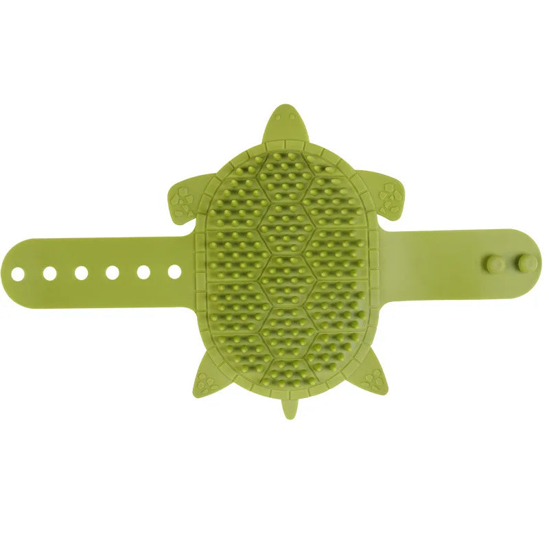 😺 Cat Wall Corner Brush – Self-Grooming Silicone Cat Massager Comb