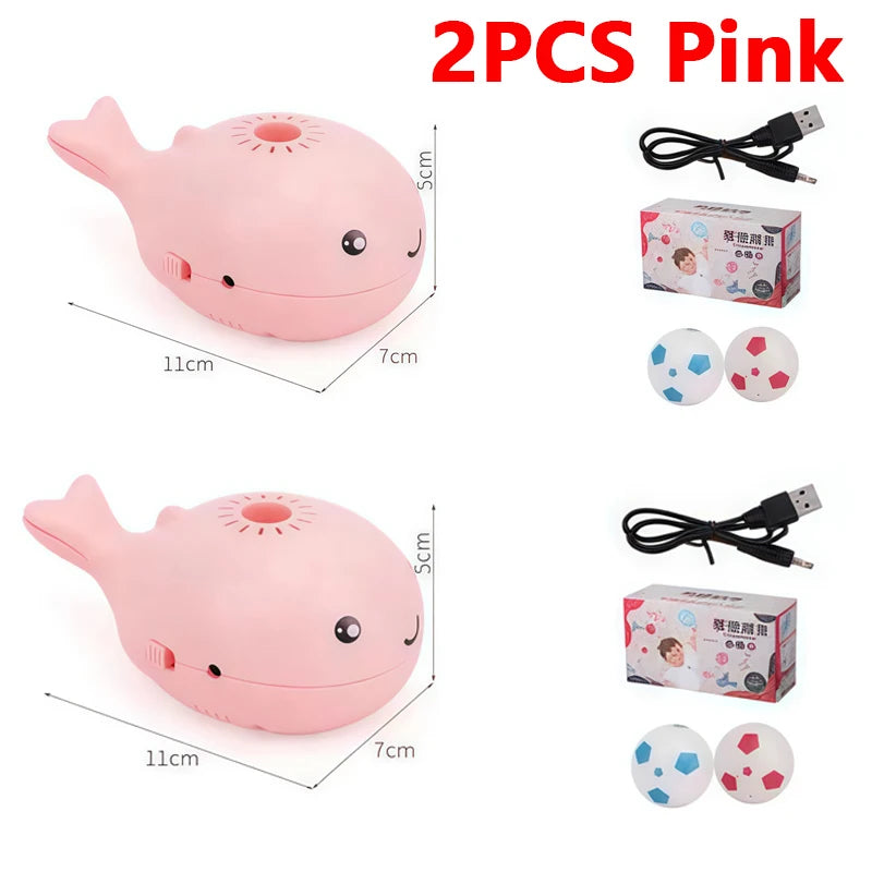 Whale Shaped Interactive Electric Floating Cat Toy – USB Powered Dual Fan Teaser
