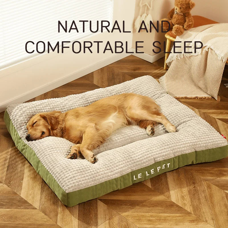 HOOPET Warm Dog Sleeping Bed – Soft Fleece Detachable Blanket Cushion for Small, Medium & Large Dogs