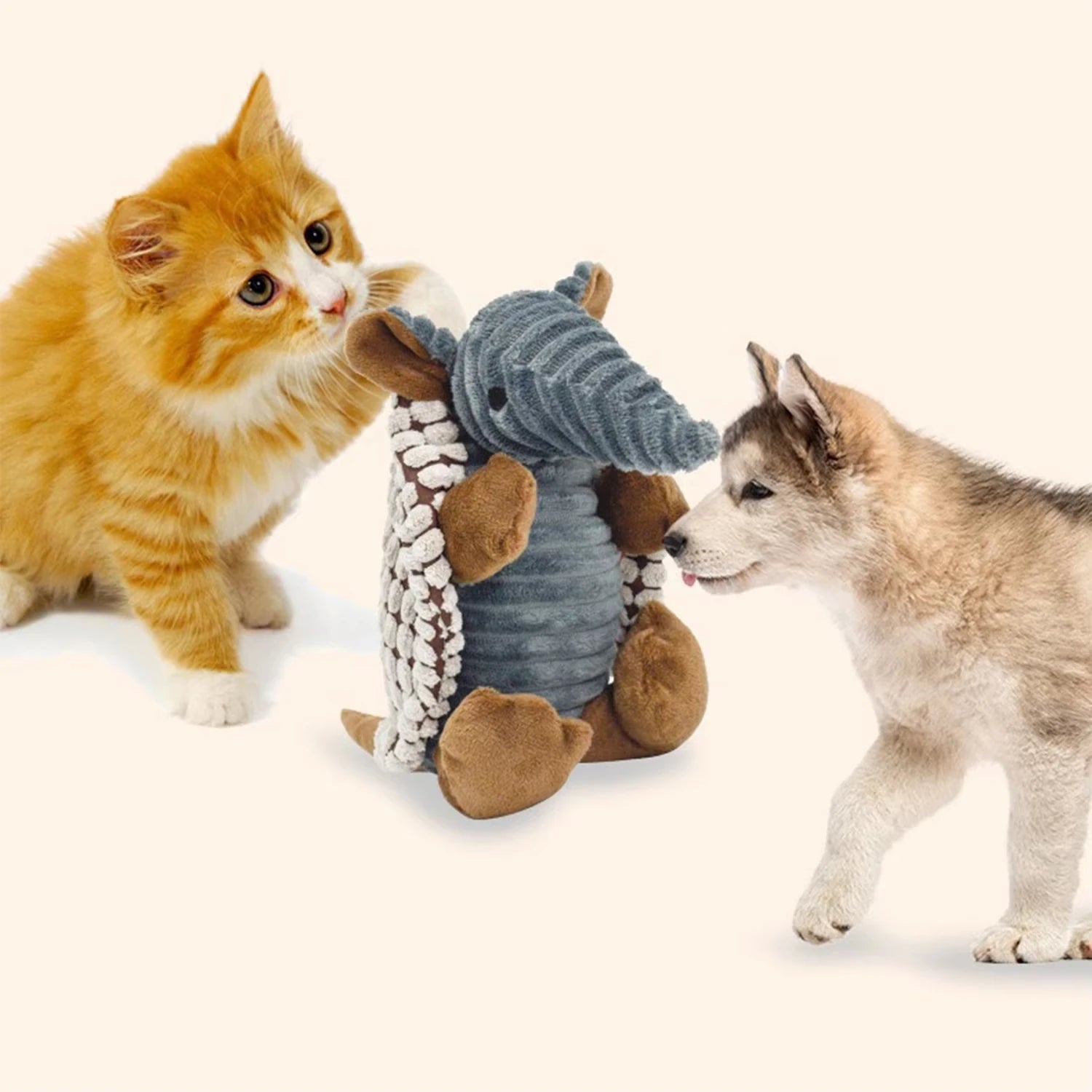 Pangolin Pet Toy – Squeaky Plush for Dogs & Cats, Teeth Cleaning