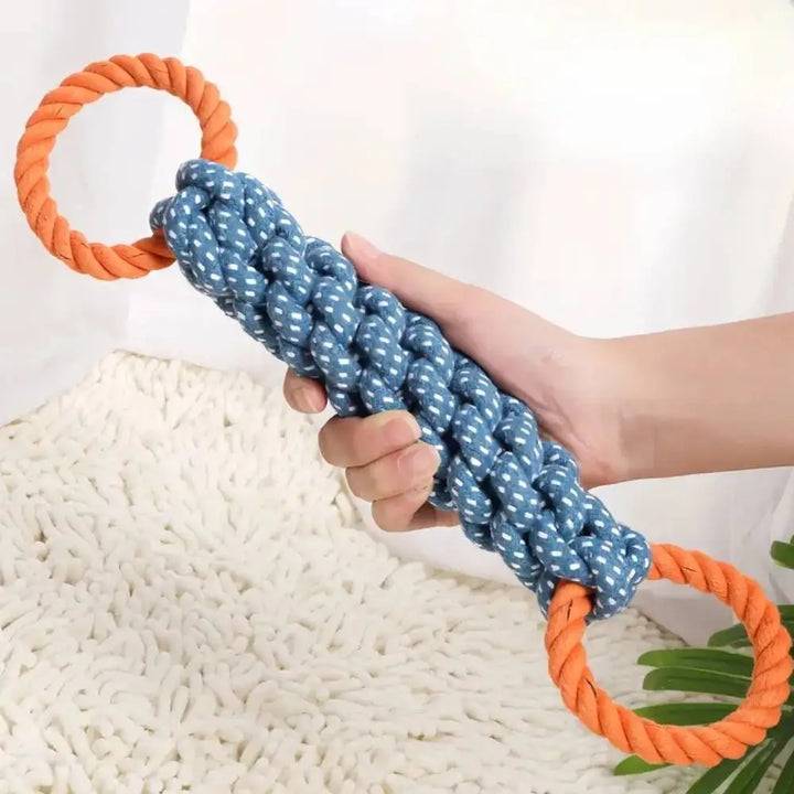 Indestructible Dog Rope Toy – Chew & Tug Training 🐕🪢