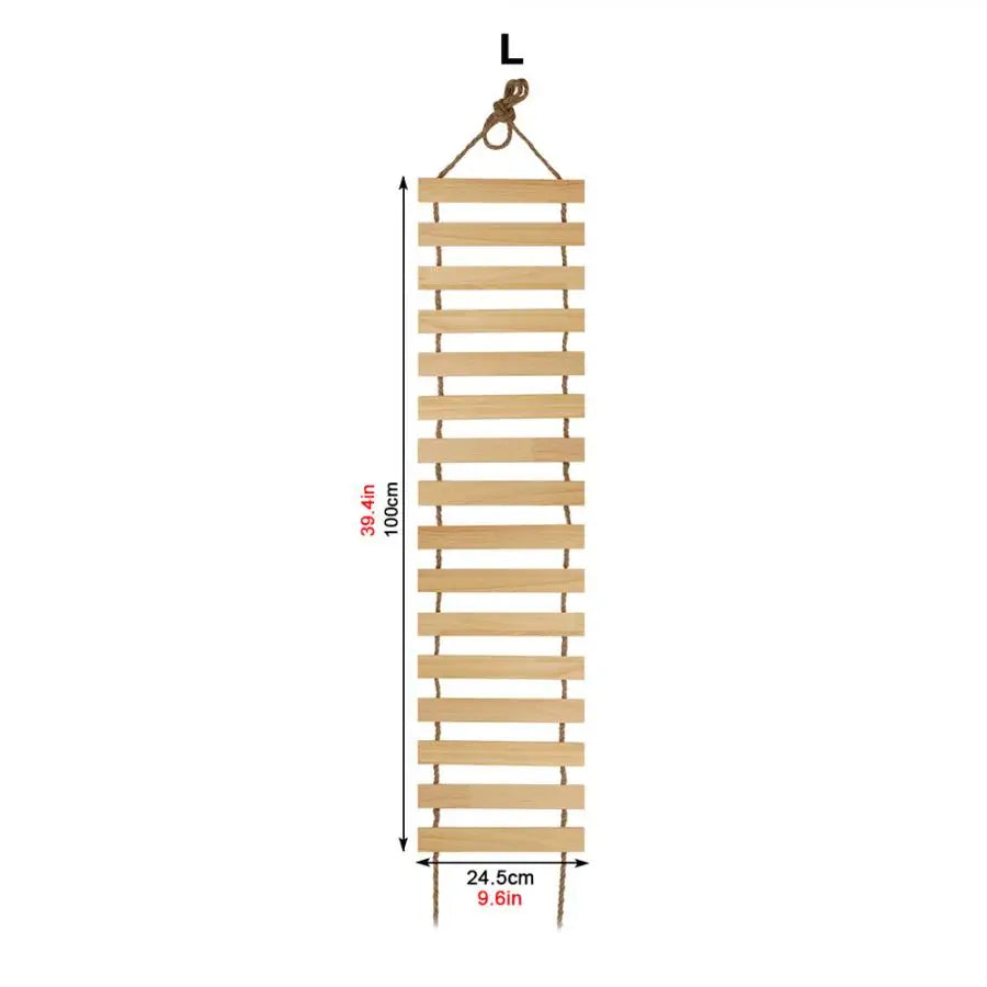 Cat Tree Wall Mounted Climbing Shelves – Wooden Hammock, Ladder & Bridge Indoor Cat Playground 🐾