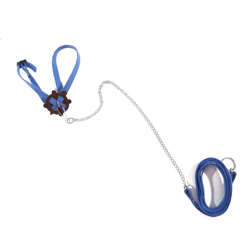 Adjustable Turtle Leash Harness – Outdoor Safety Traction Rope for Small Reptile Pets
