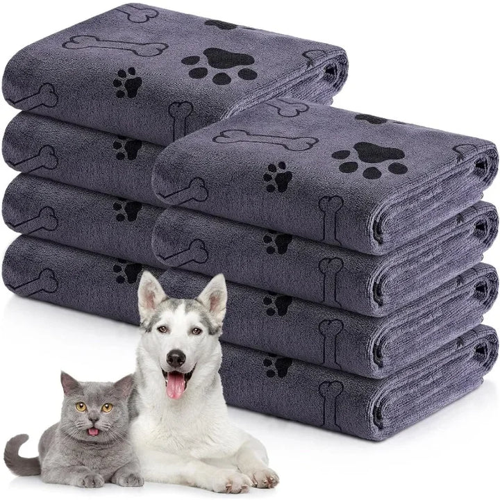 Pet Towel – Quick-Drying Microfiber Towel for Dogs, Cats & Puppies