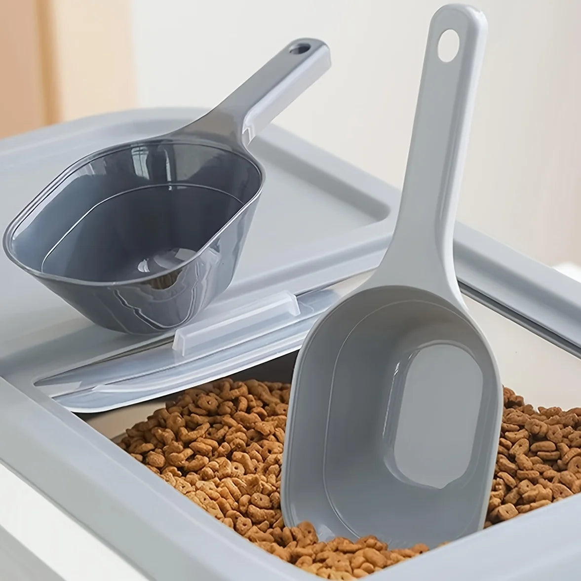 Pet Feeding Shovel Large Capacity Plastic Cat & Dog Food Scoop – Multifunctional Deep Pet Food Spoon