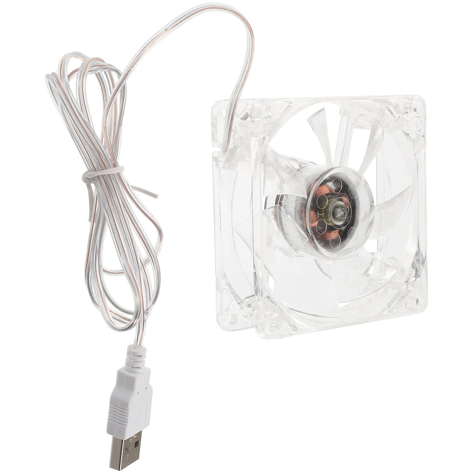 USB Cooling Fan for Hamster Cage – Portable Transparent Fan for Small Pet Enclosures