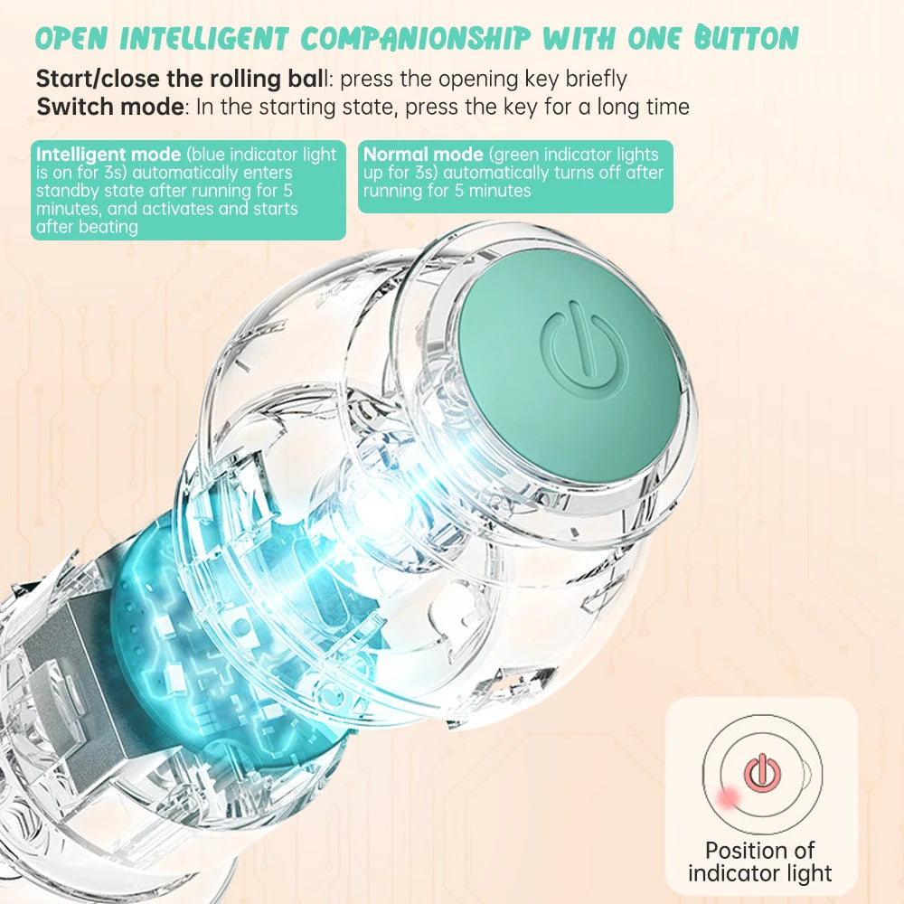 🐱 Smart Cat Toy – Interactive Automatic Rolling Ball for Cats