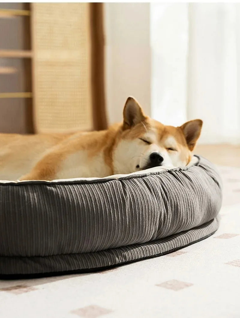 Plush Dog Bed – Cozy Cushion for Small to Large Dogs & Cats, Soft Pet Mat Blanket for All Breeds