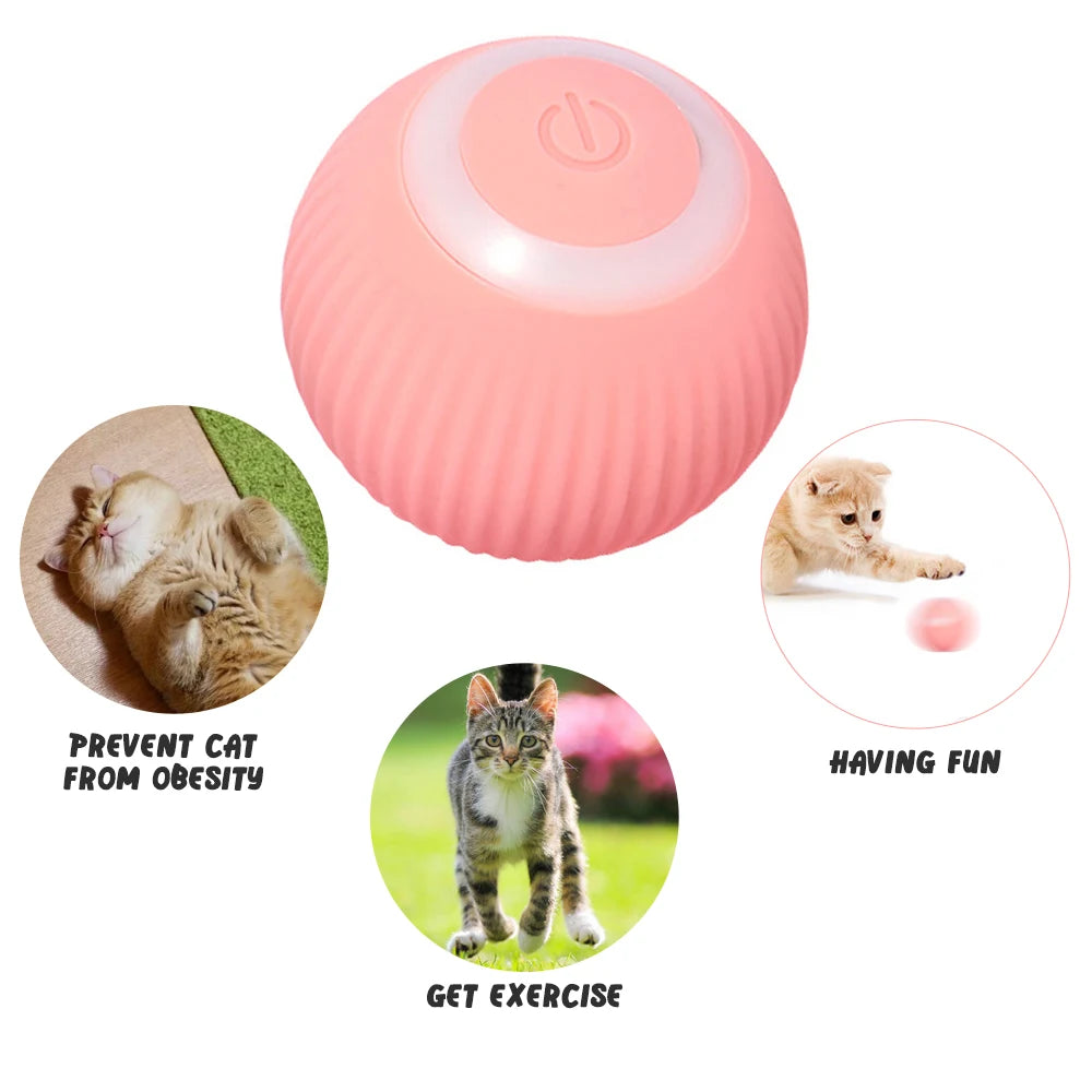 🐱 Smart Cat Toy – Interactive Automatic Rolling Ball for Cats