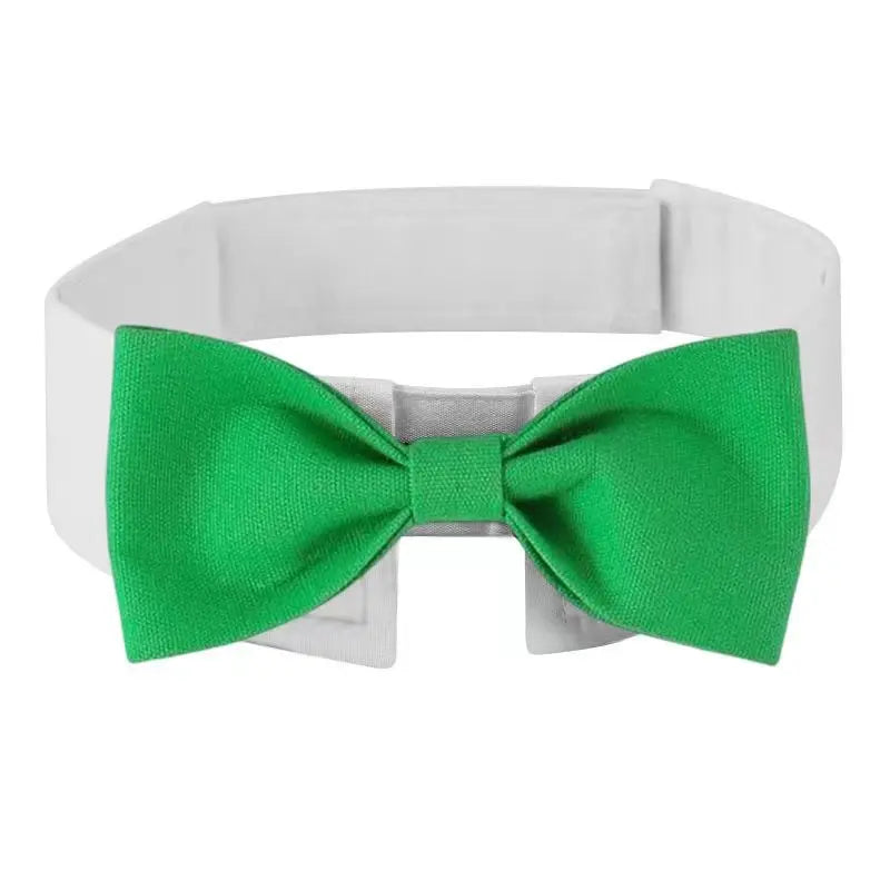 🎩 Sucado Adjustable Dog & Cat Formal Necktie – Tuxedo Bow Tie Collar for Weddings, Parties & Holidays 🐾💐