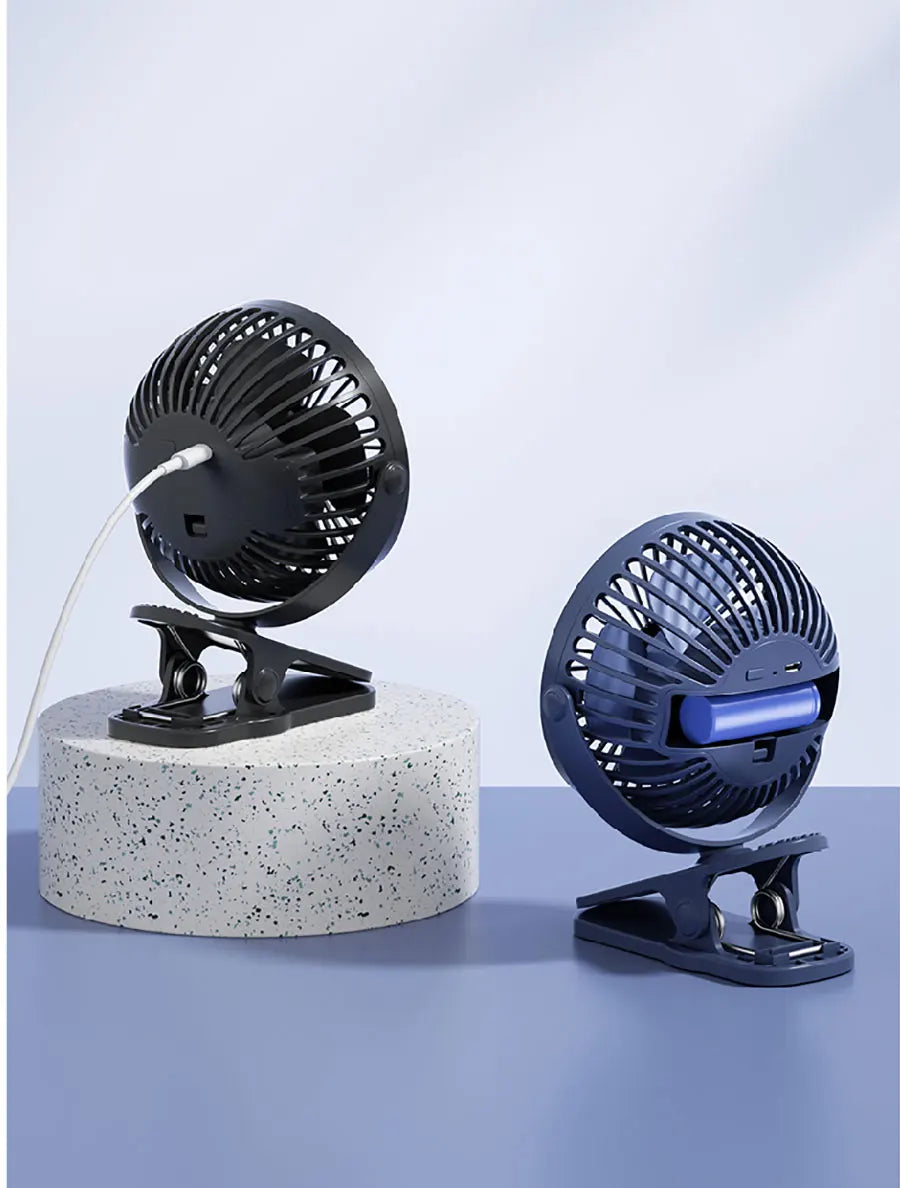 🌀 Xiaomi USB Handheld Clip Fan – Portable Rechargeable Mini Fan for Students & Travel