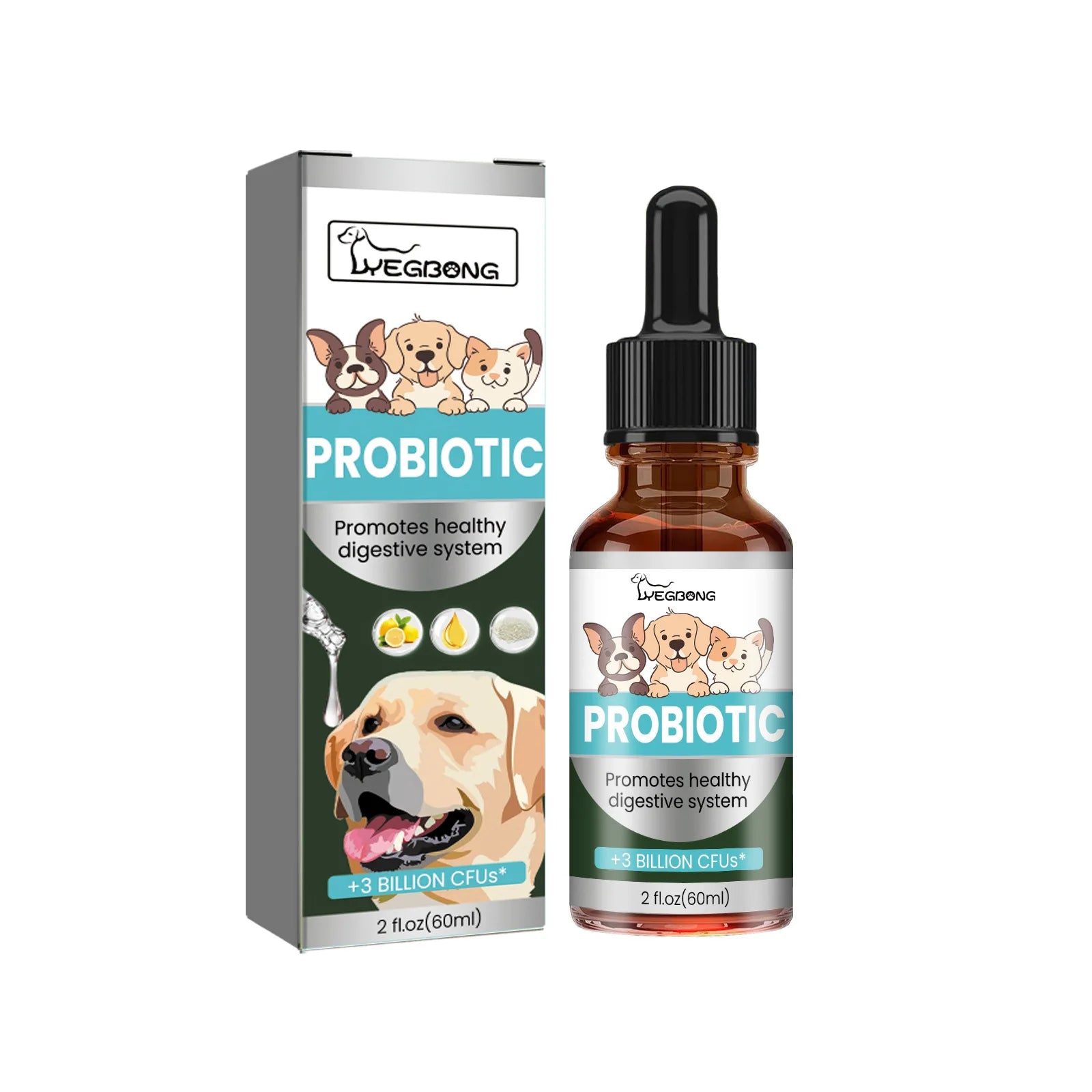 Pet Multivitamin Health Drops – Boost Immunity, Oral Care & Digestive Support for Dogs & Cats