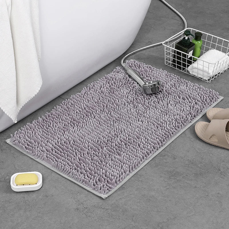 Chenille Plush Pet Mat – Soft Absorbent Dog & Cat Bed Pad, Cozy Seat Cushion for Crates, Bathroom & Pet Lounging