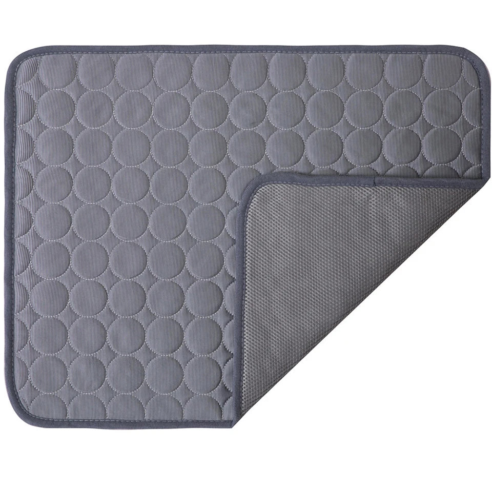 DualPet Cooling Pad for Dogs & Cats – Washable Summer Gel Ice Mat for Small to Large Pets, Cool Mattress Blanket