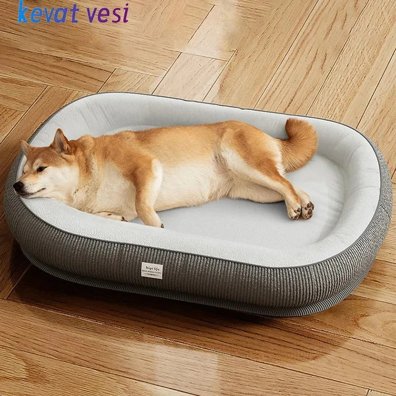 Plush Dog Bed – Cozy Cushion for Small to Large Dogs & Cats, Soft Pet Mat Blanket for All Breeds