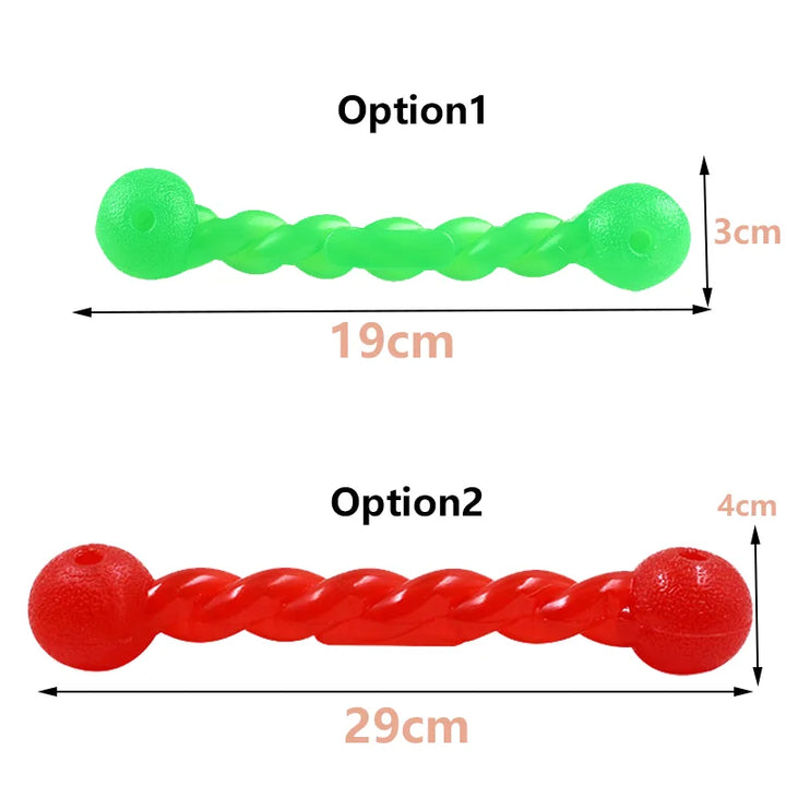 Durable Rubber Dog Chew Stick – Teeth Cleaning Training Toy 🐾🦴