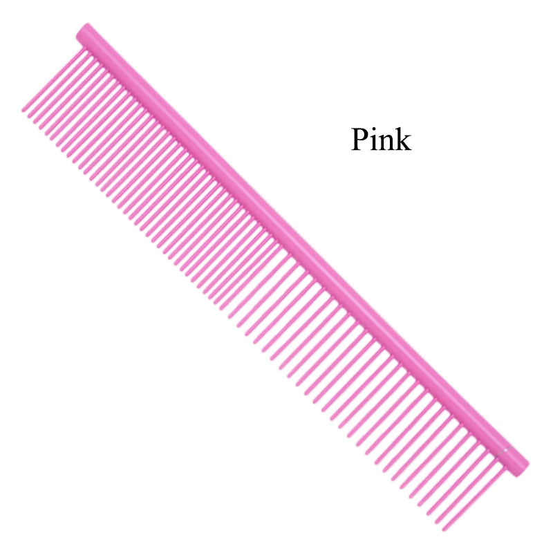 Meisha Stainless Steel Pet Grooming Comb – Professional Deshedding Brush for Dogs & Cats