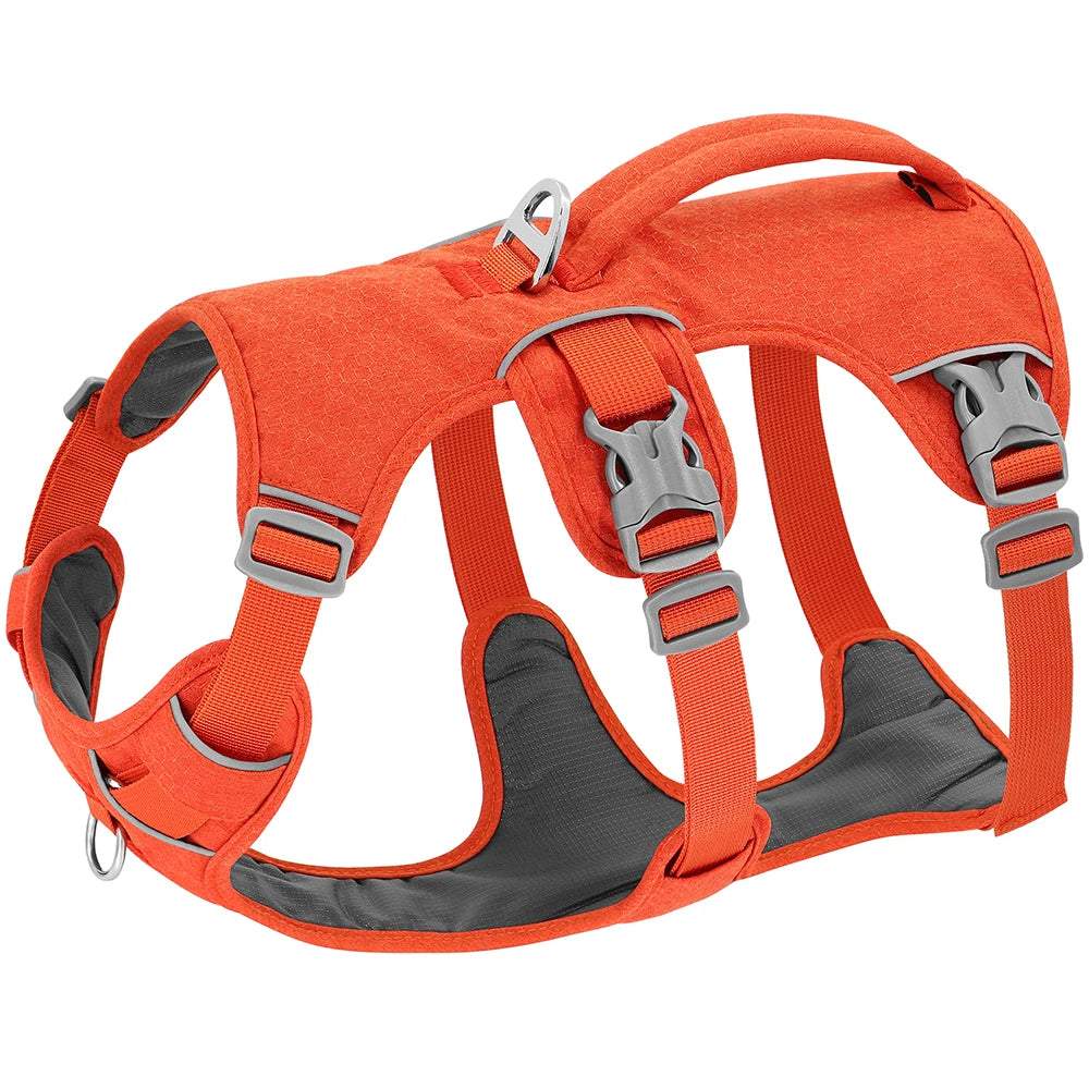 🐶 Escape-Proof Reflective Dog Harness – Durable Nylon Vest with Handle for Small to Large Dogs