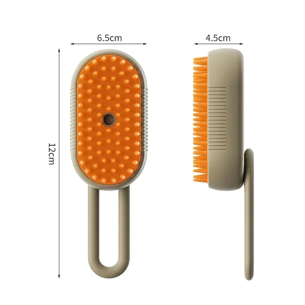 🐱 Spray Cat Brush 3-in-1 – Steamy Electric Dog & Cat Grooming Comb with Hair Removal & Massage