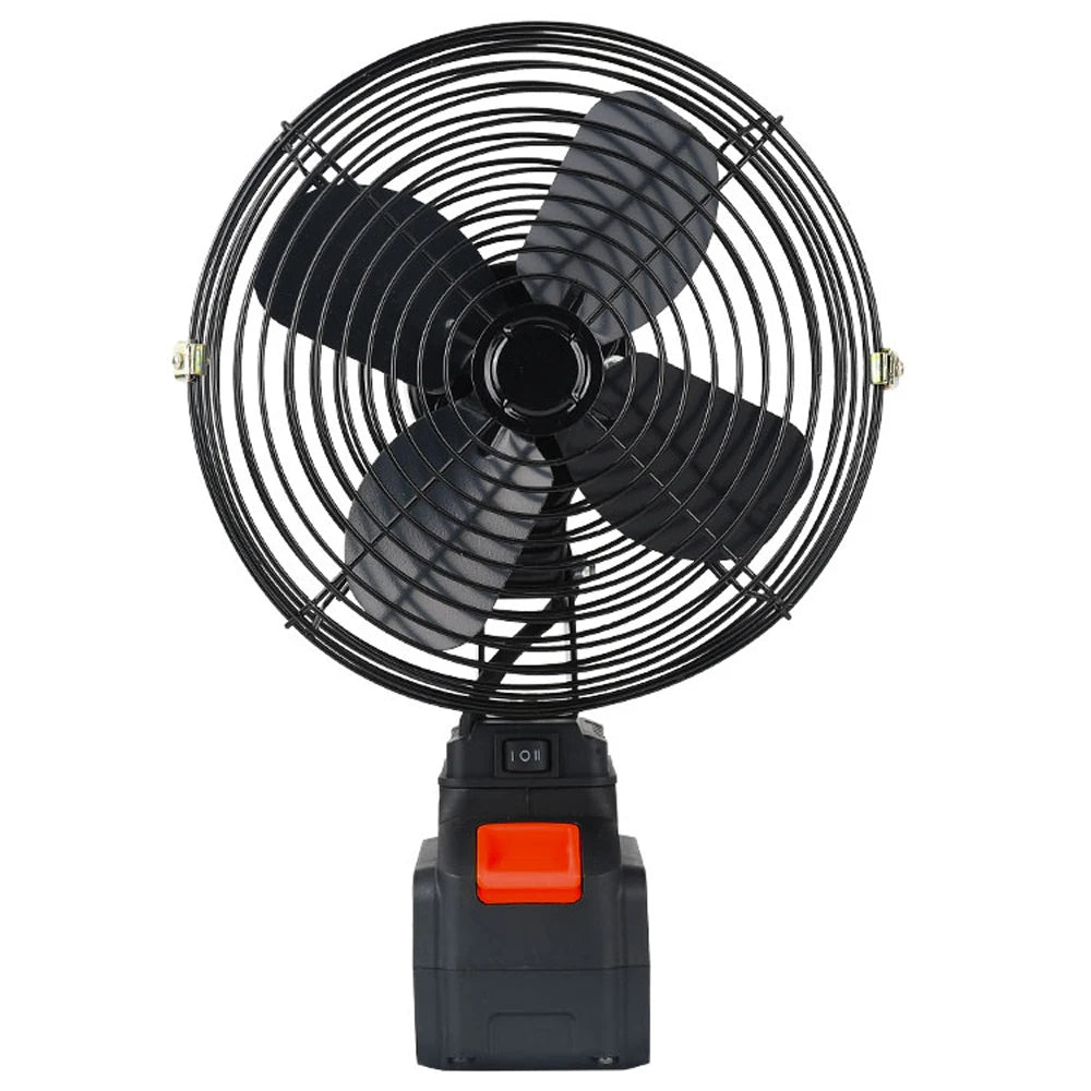 10000/20000mAh Wireless Camping Fan – 6-Inch Portable Outdoor Metal Fan for Fishing, Travel, Desktop Use – Compatible with Makita 20V Battery