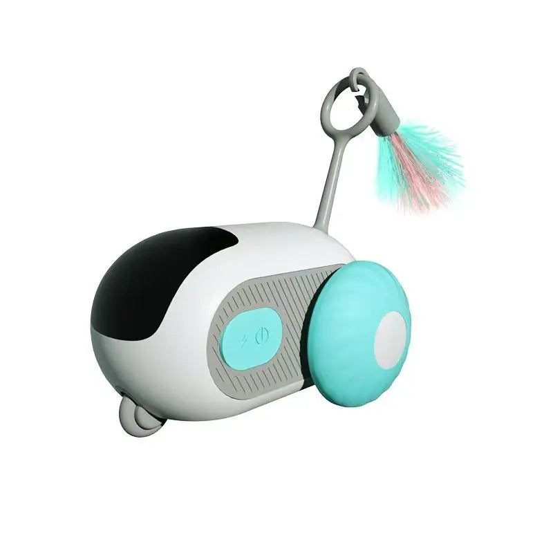 Smart Rechargeable Moving Electric Cat Toy – Remote-Controlled Interactive Training Car