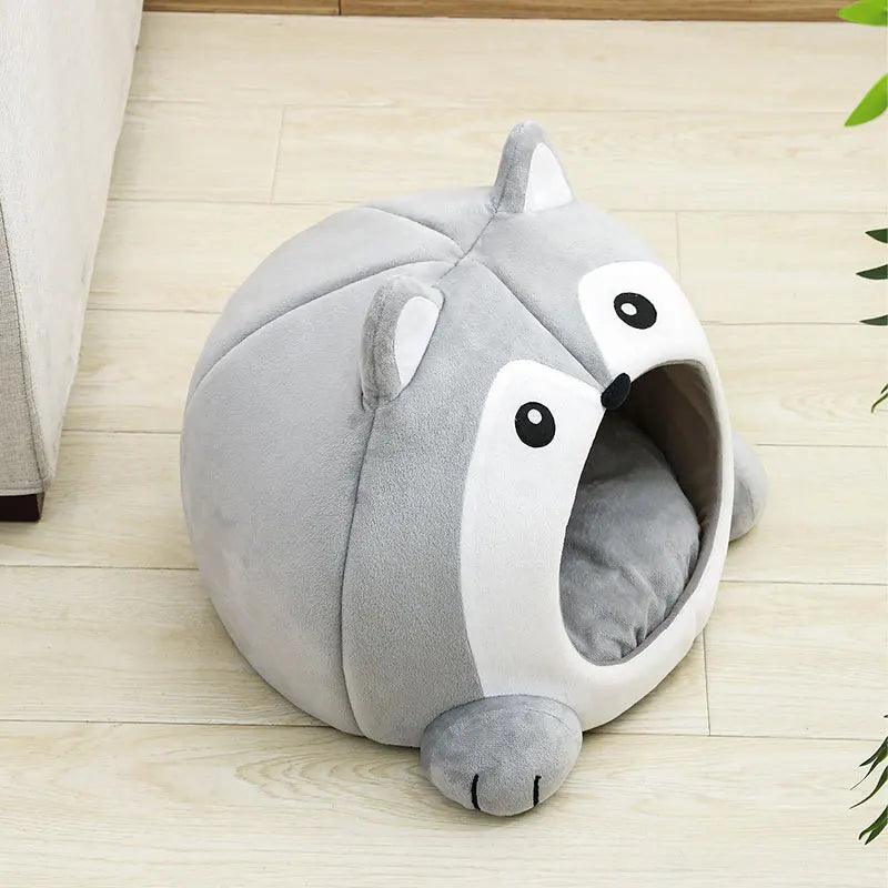 Ultra-Soft Cat Bed – Cozy Pet Basket Sofa, Small Dog Lounger, Kitten Cave