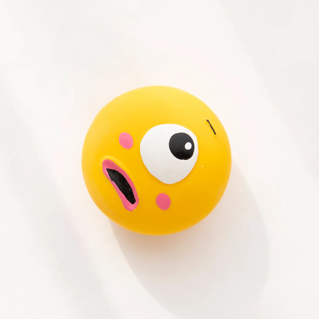 Squeaky Eyeball Dog Toy – Durable Latex Chew Ball | Interactive Training Sound Toy for Pets