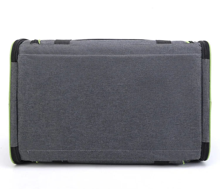 Foldable Large Capacity Pet Carrier Bag – Breathable Expandable Cat & Small Dog Travel Tote