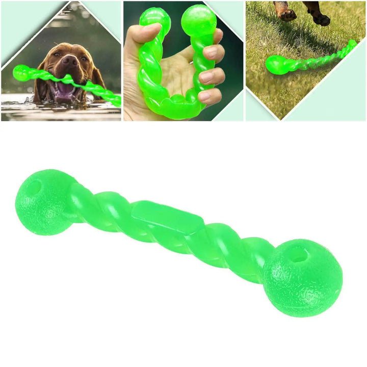 Durable Rubber Dog Chew Stick – Teeth Cleaning Training Toy 🐾🦴