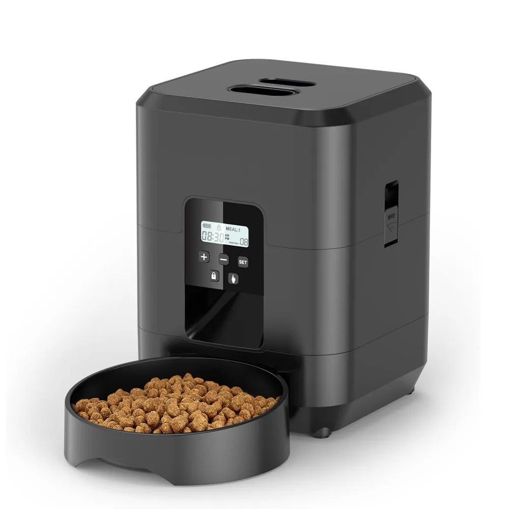 Smart Automatic Pet Feeder – Timed & Slow Feed for Cats & Dogs 🐾⏱️