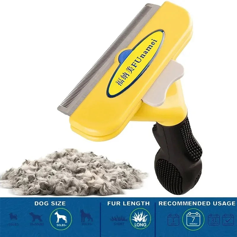 Large Dog Grooming Comb – Hair Remover & Massage Brush