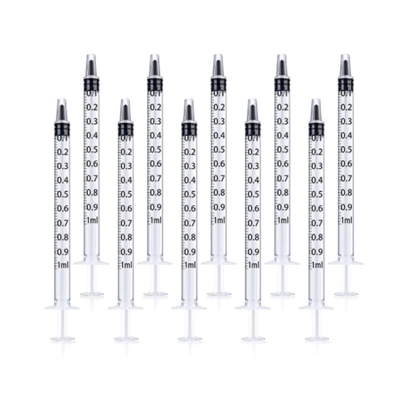 2-20Pcs Plastic Reusable Syringe (1ml-10ml) – Hydroponics, Measuring, Kitchen Tool