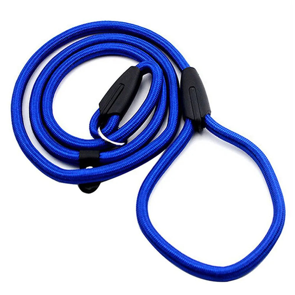 Slip Lead Dog Leash for Small Dogs – Anti-Choking P-Shaped Rope Leash for Puppy Training & Walking