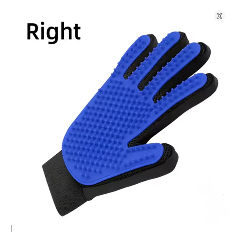 Pet Grooming Glove 🐾 Deshedding & Massage Brush for Dogs & Cats