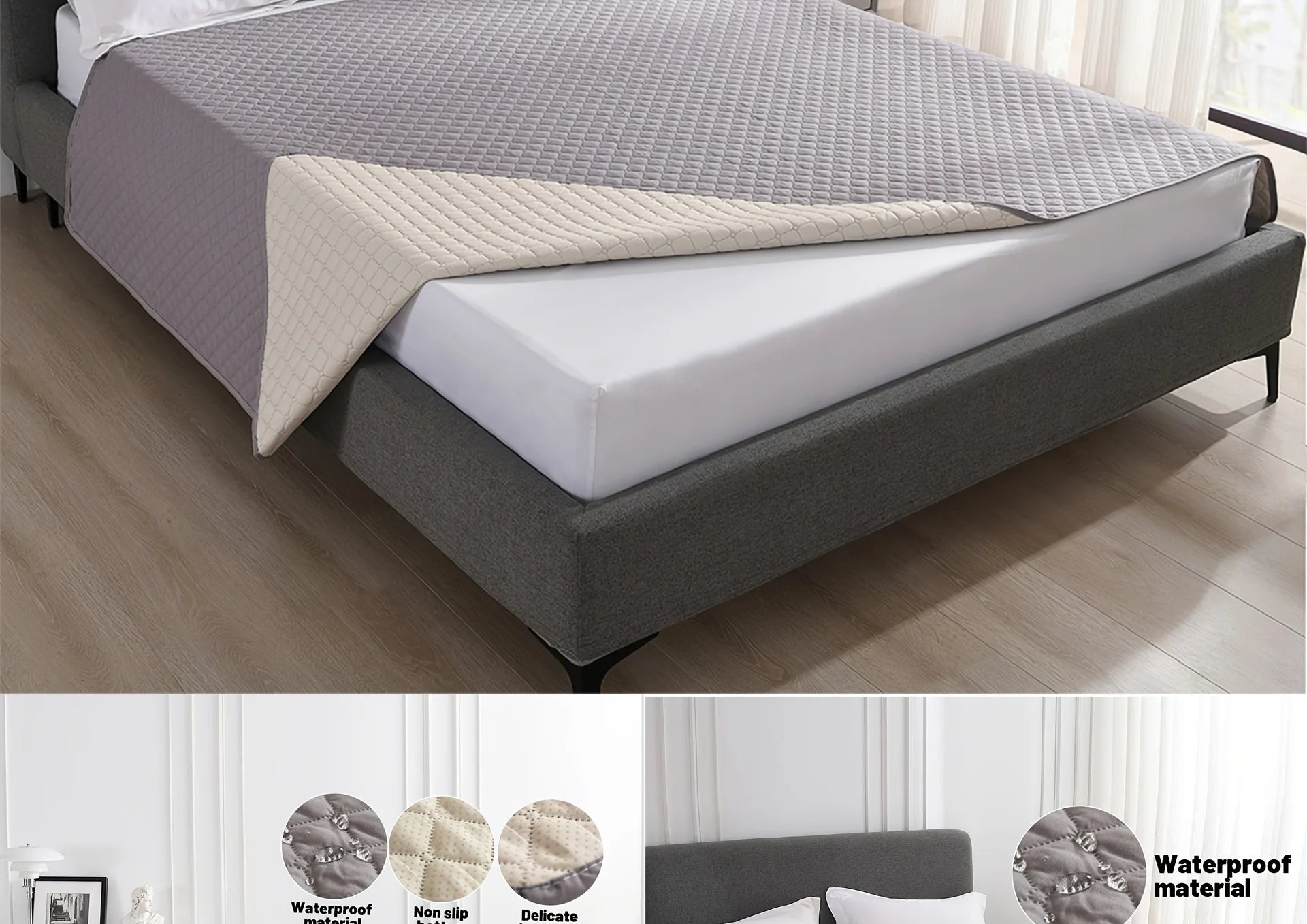 Anti-Leaking & Non-Slip Dog Bed Cover