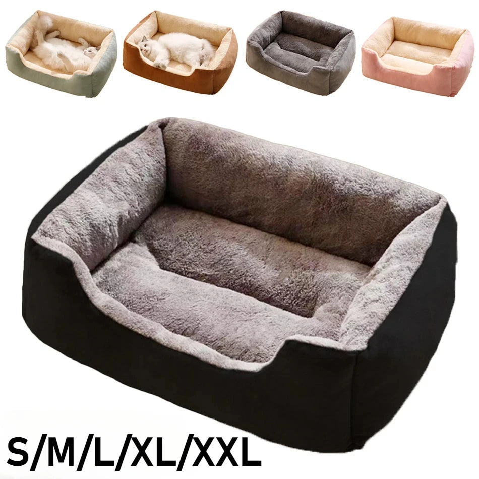 Cozy Cat & Dog Bed – Soft Pet Cushion House for Cats & Small Dogs, Basket-Style Pet Habitat