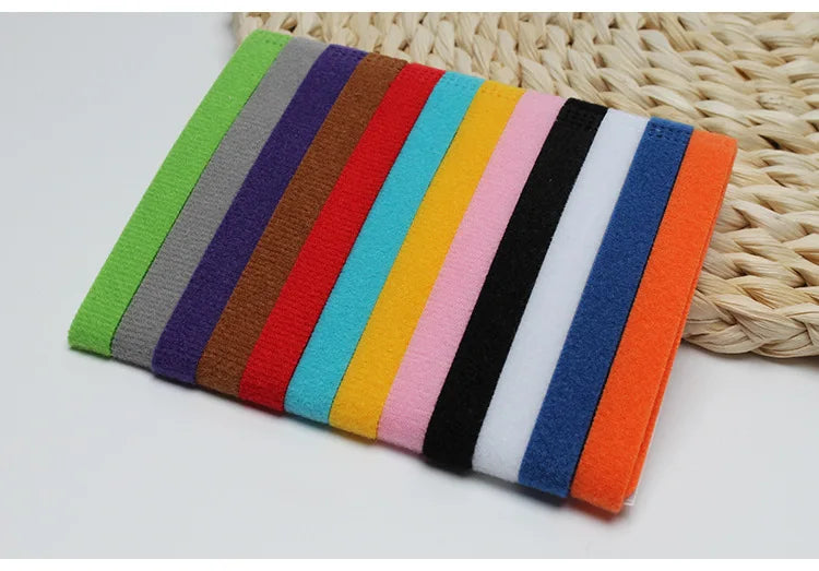 12pcs Adjustable Pet ID Collars – Hook & Loop Puppy and Kitten Identification Bands for Small Dogs & Cats