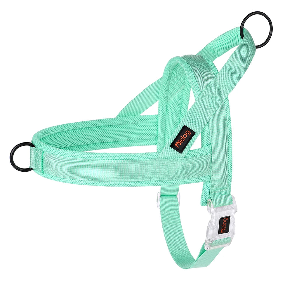 🐾 Soft No Pull Dog Harness – Padded Nylon Adjustable Vest
