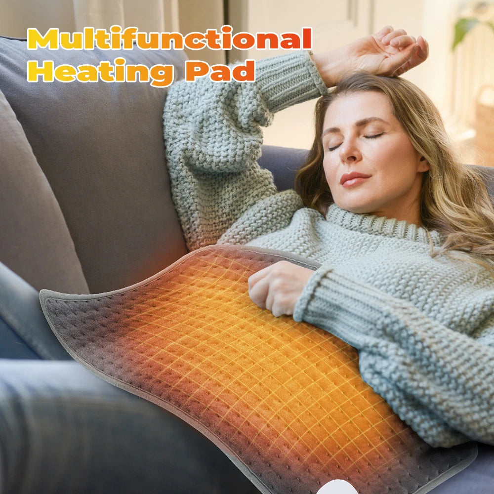 🔥 Electric Heating Pad Blanket – Thermal Shoulder, Abdomen & Back Warmer for Winter Fatigue Relief