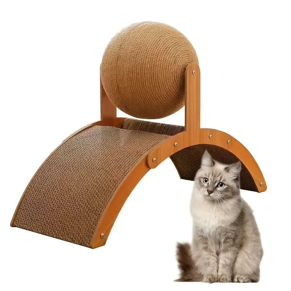 Vertical Arch Cat Scratching Board – Wear-Resistant