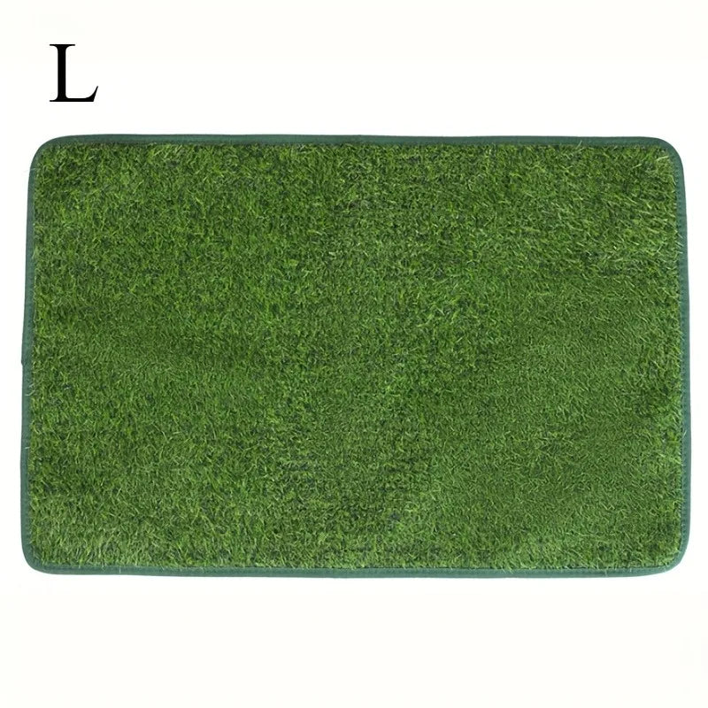 Reusable & Washable Dog Grass Mat – Odor-Control Artificial Turf Pee Pad with Non-Slip Base for Pet Training