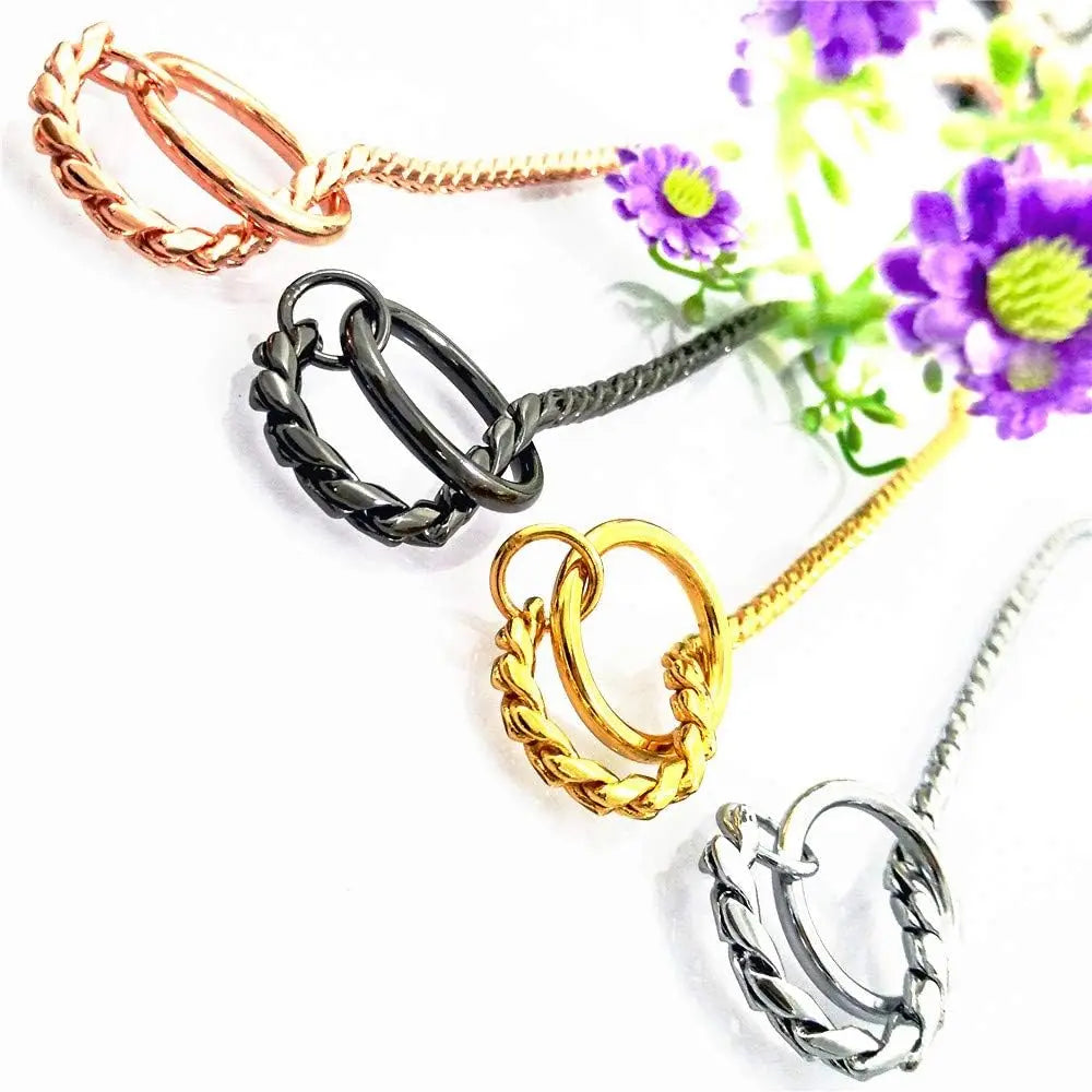 Dog Snake Chain Choke Collar – Metal Slip P Chain for Training & Walking