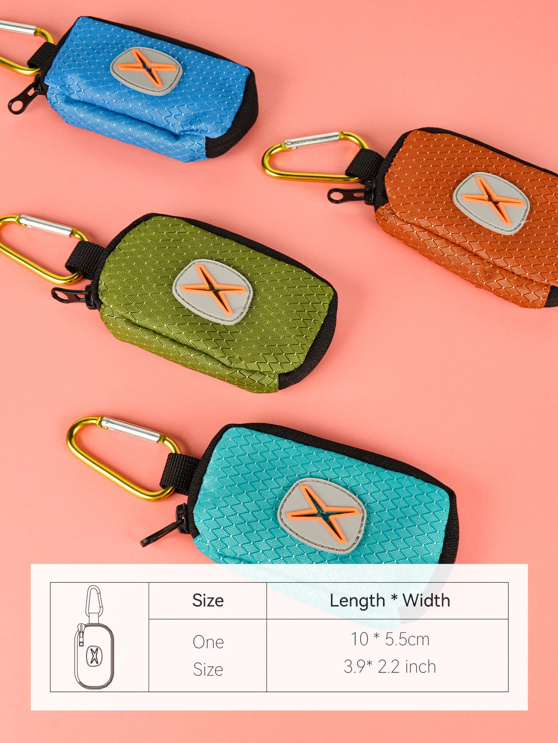 Lightweight Poop Bag Holder Hands-Free Dispenser – Multi-Function Clip-On for Pet Leashes (No Bags or Leashes Included)