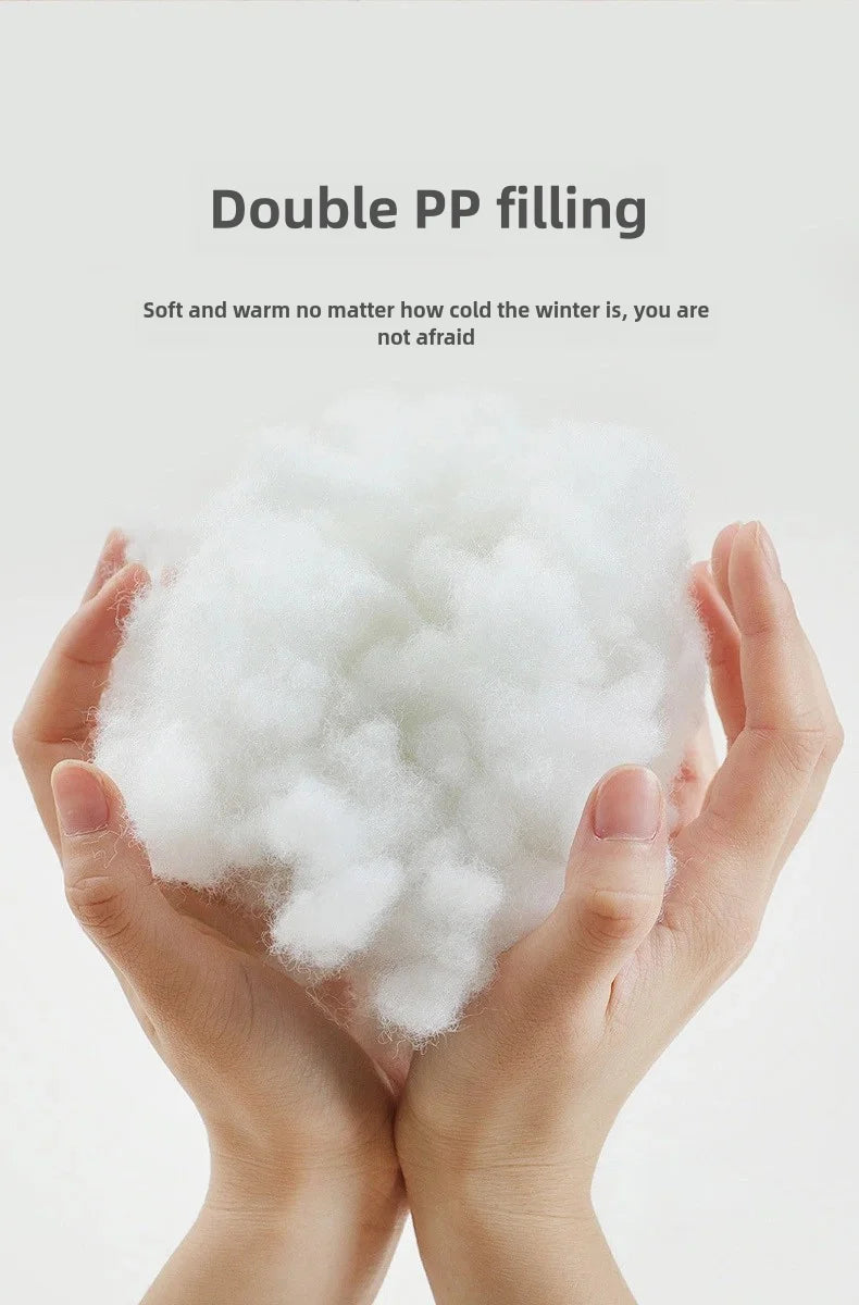 Autumn & Winter Plush Pet Bed – Semi-Enclosed Shell Cat Nest for Cozy Warmth